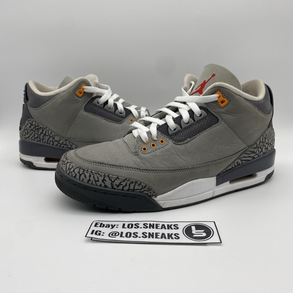 Size 10.5 -‎ Jordan 3 Retro Mid Cool Grey (CT8532-012)